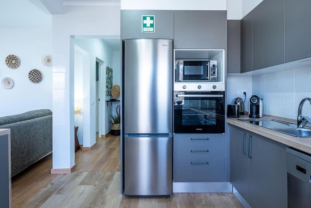 Ferienwohnung Faro Center With Ac & Wifi Exterior foto